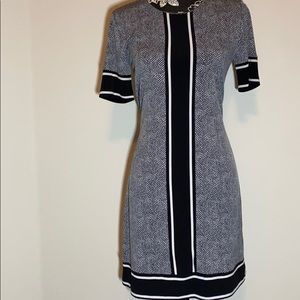 Michael Kors black/white dress small
